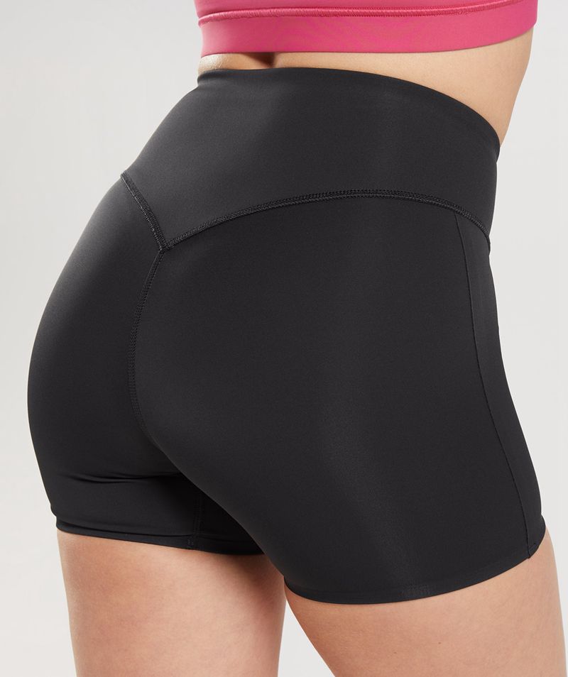 Women's Gymshark Studio Shorts Black | USA  8794-RMIXC