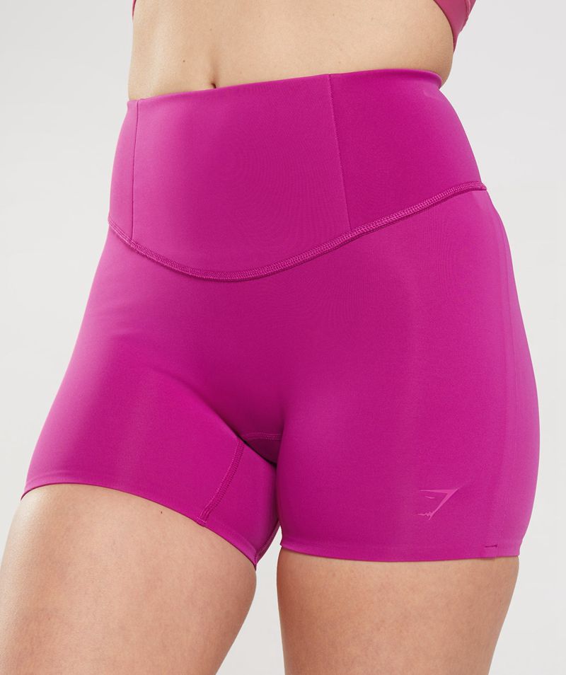 Women's Gymshark Studio Shorts Pink | USA  9273-RBDJP