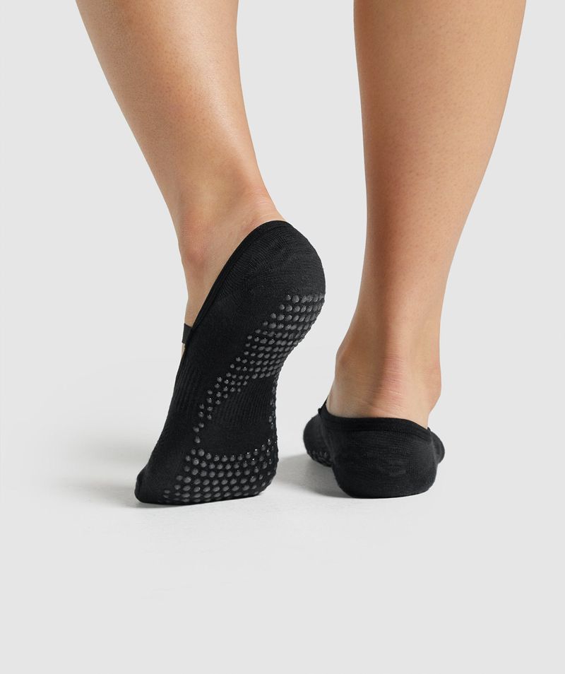 Women's Gymshark Studio Socks Black | USA  4125-LZPTA