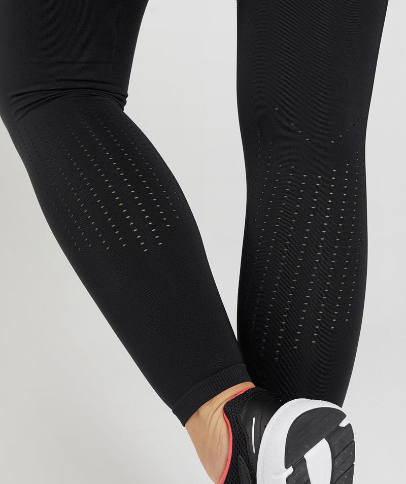 Women's Gymshark Sweat Seamless Sculpt Leggings Black | USA  2945-QFRZI