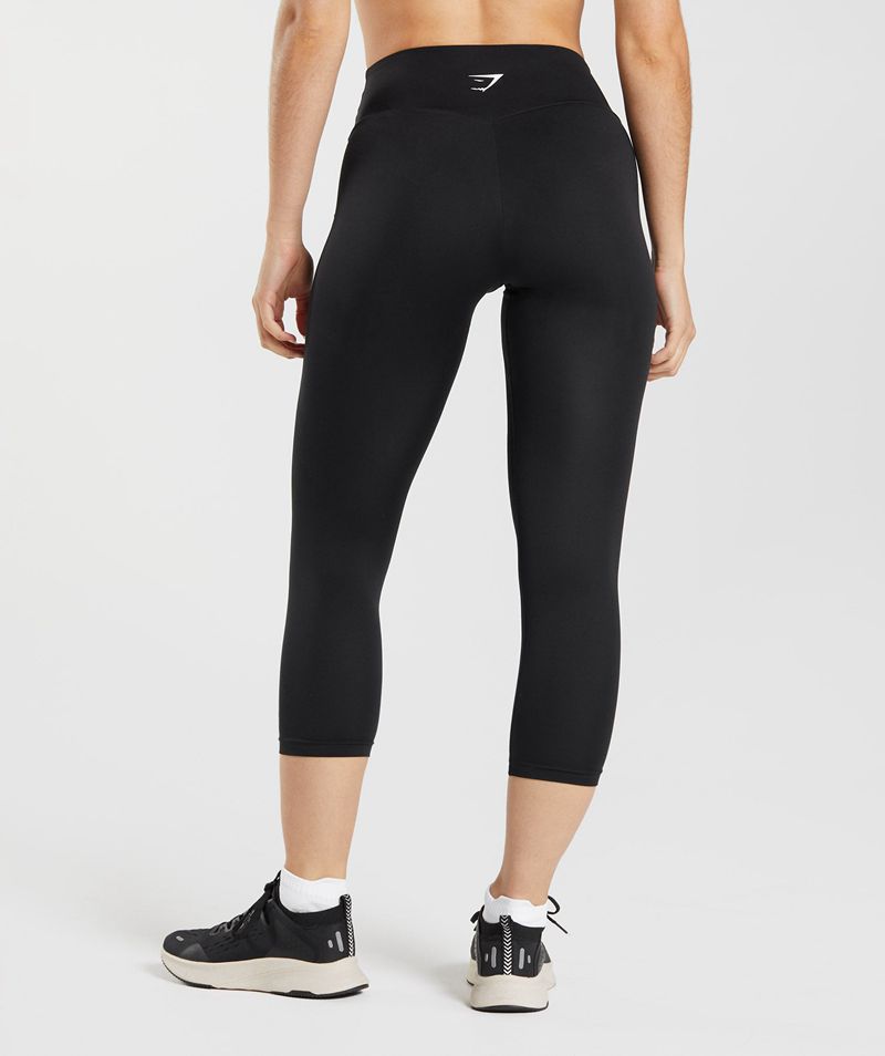 Women's Gymshark Training 7/8 Leggings Black | USA  0674-JQRVF