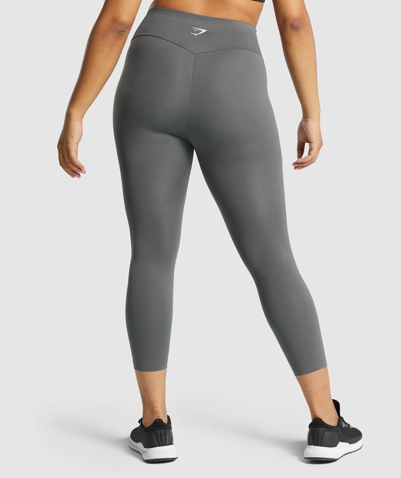 Women's Gymshark Training 7/8 Leggings Grey | USA  8309-IRTHE