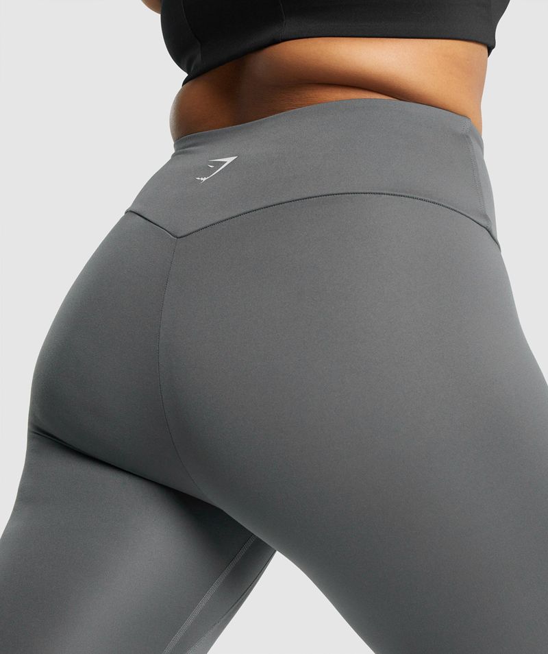 Women's Gymshark Training 7/8 Leggings Grey | USA  8309-IRTHE