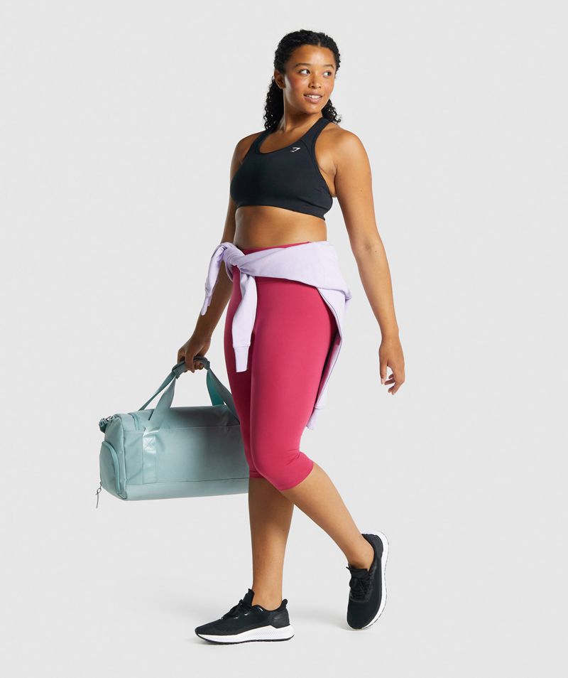 Women's Gymshark Training Cropped Leggings Pink | USA  3048-YGRZJ