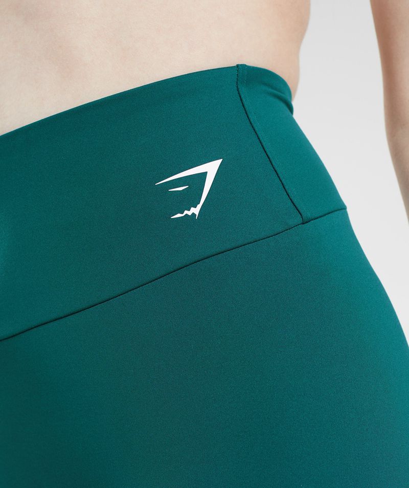 Women's Gymshark Training Cycling Shorts Turquoise | USA  1560-KIVME