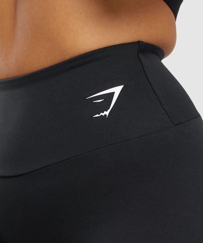 Women's Gymshark Training Cycling Shorts Black | USA  8204-SRFCM