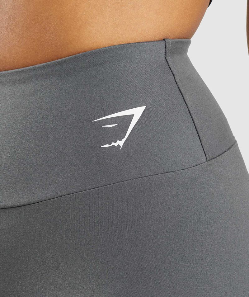 Women's Gymshark Training Cycling Shorts Grey | USA  9037-APBZR