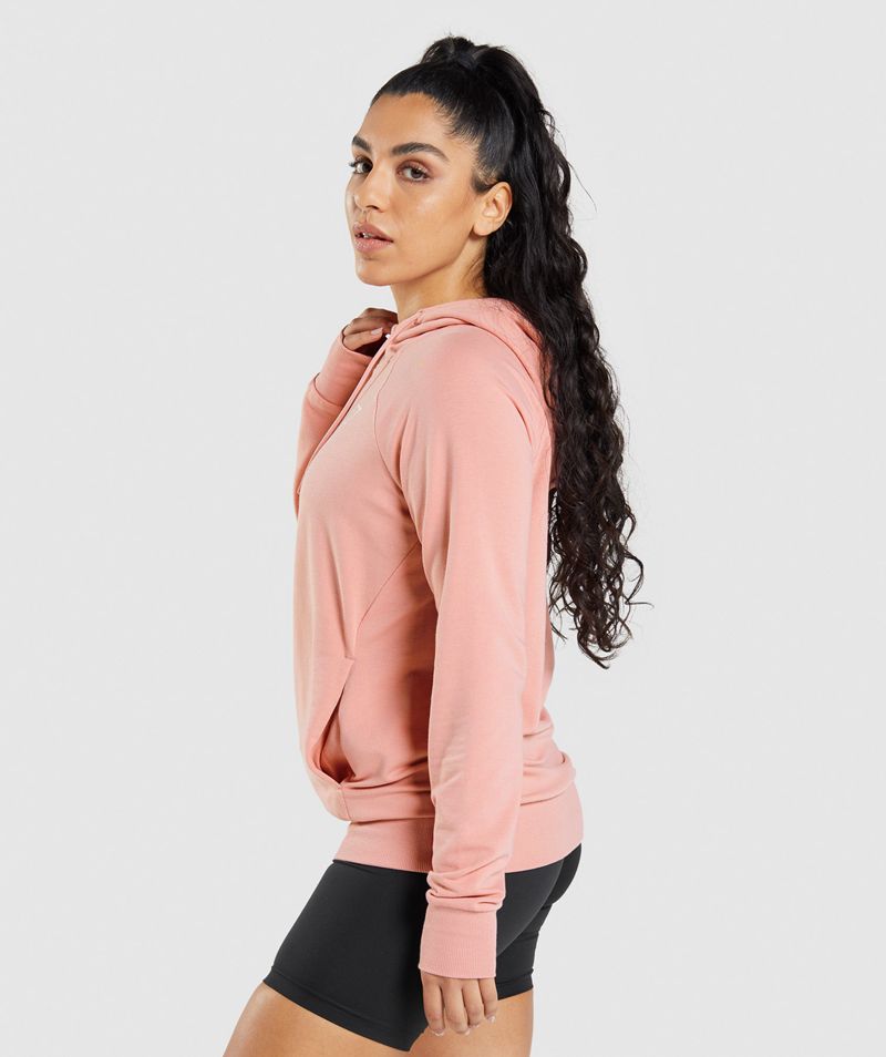 Women's Gymshark Training Hoodie Pink | USA  0263-LYRTI