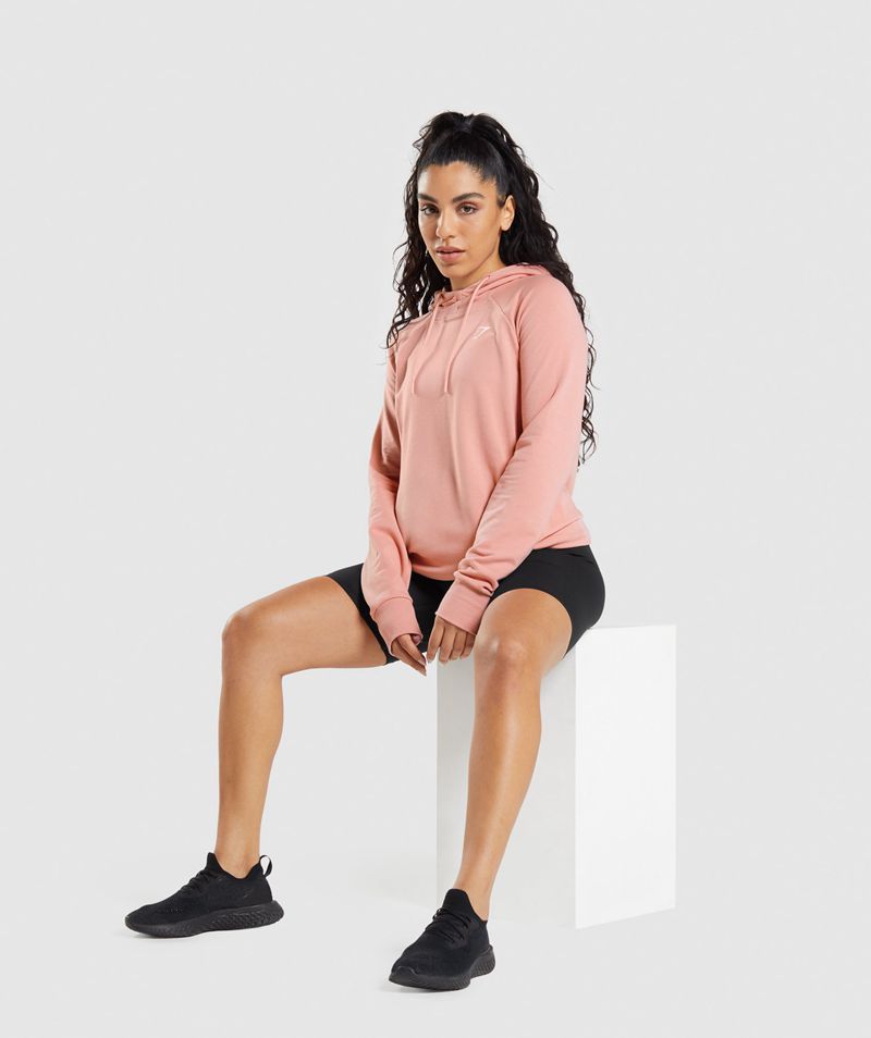 Women's Gymshark Training Hoodie Pink | USA  0263-LYRTI