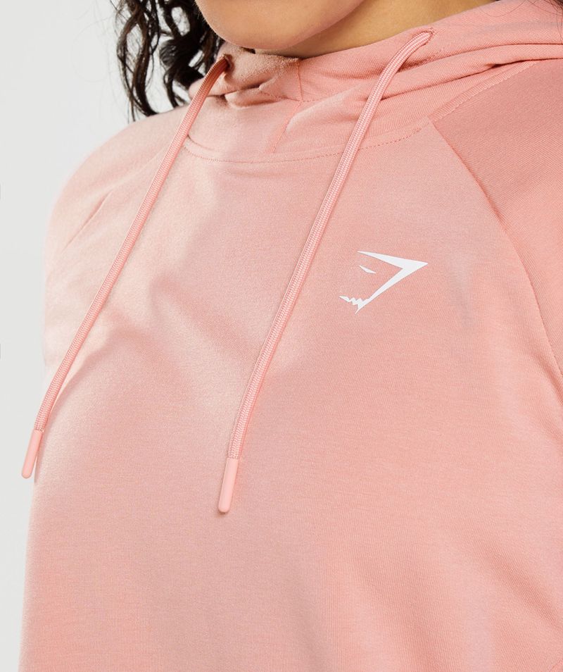 Women's Gymshark Training Hoodie Pink | USA  0263-LYRTI