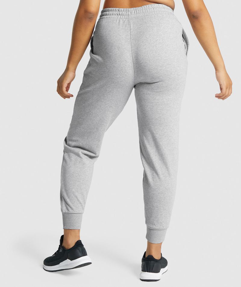 Women's Gymshark Training Joggers Light Grey | USA  9184-EXGBJ