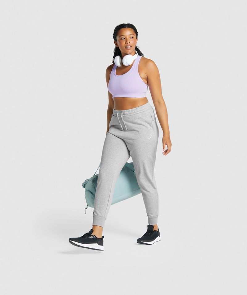 Women's Gymshark Training Joggers Light Grey | USA  9184-EXGBJ