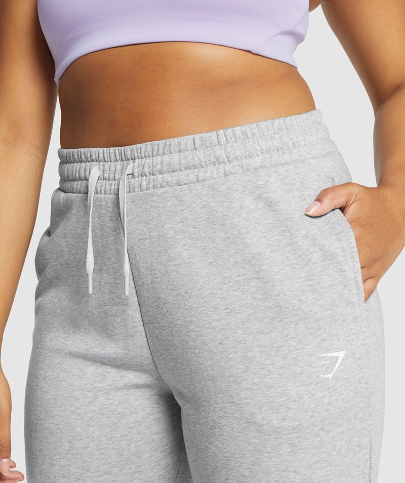 Women's Gymshark Training Joggers Light Grey | USA  9184-EXGBJ