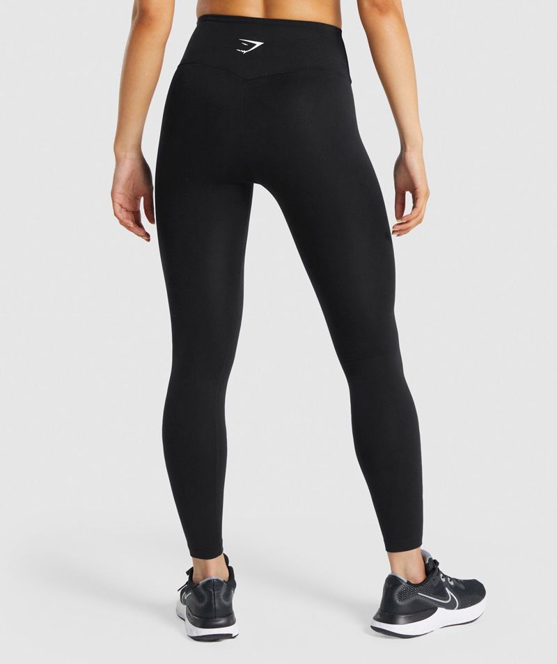 Women's Gymshark Training Leggings Black | USA  0541-VCDNI