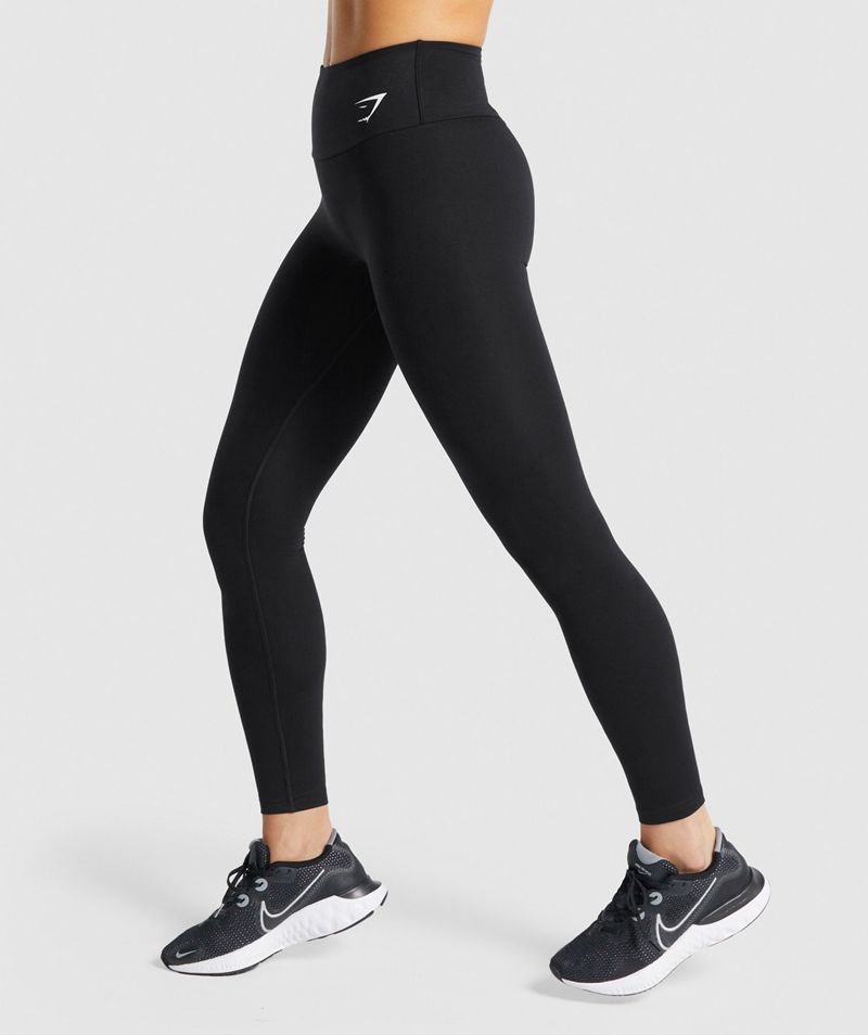 Women's Gymshark Training Leggings Black | USA  0541-VCDNI