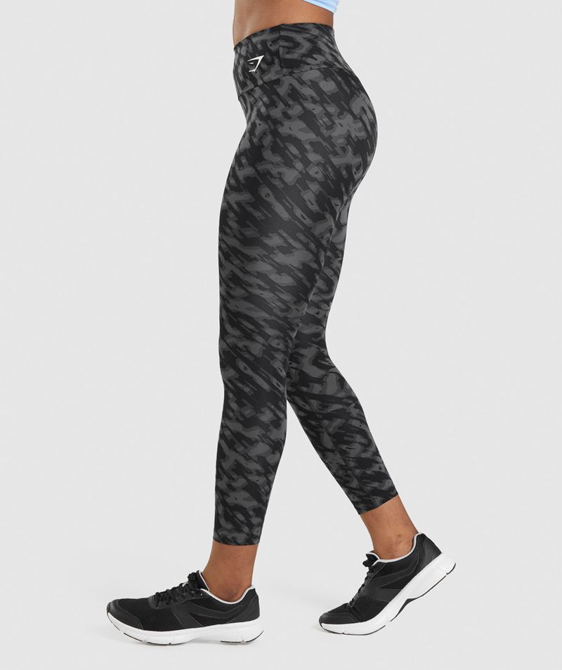 Women's Gymshark Training Leggings Black | USA  5946-WFOTI