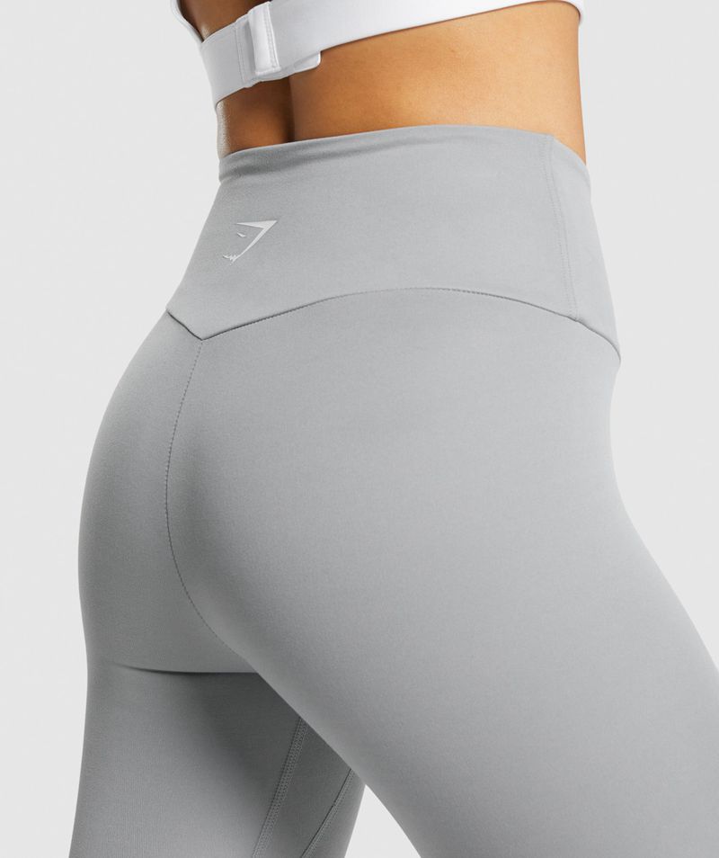 Women's Gymshark Training Leggings Grey | USA  6041-ALRGZ