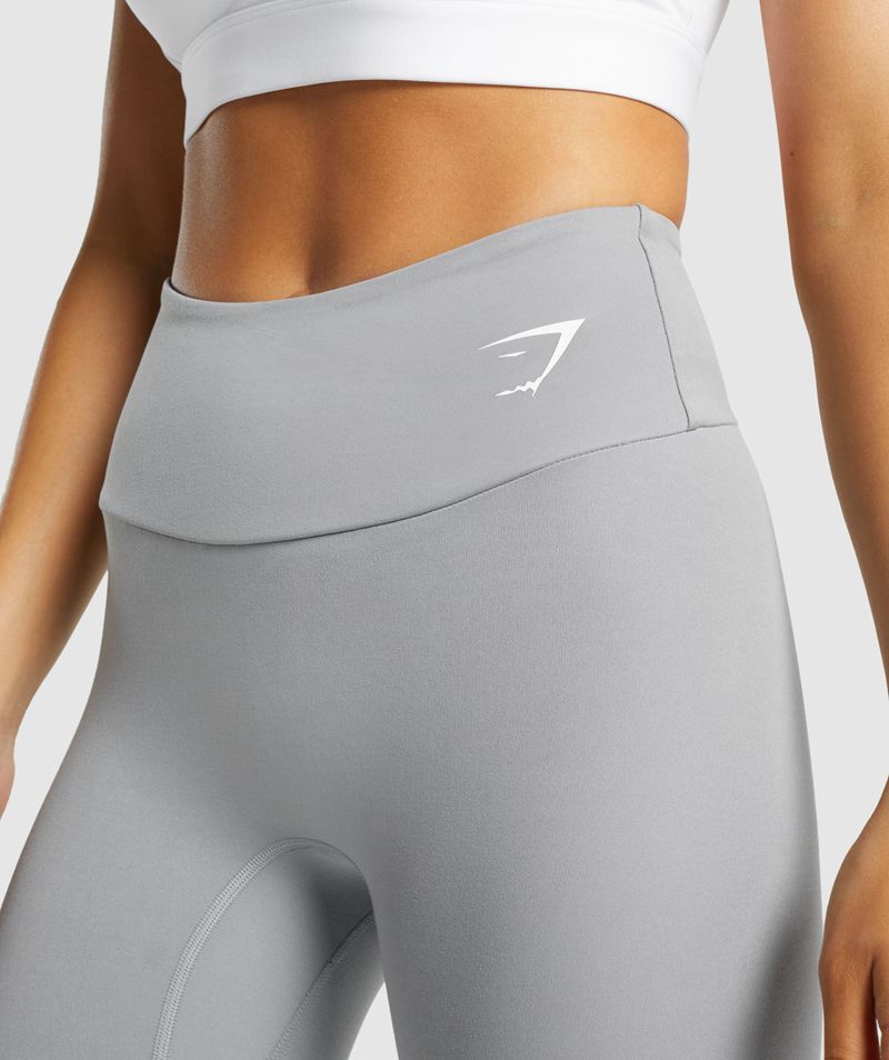 Women's Gymshark Training Leggings Grey | USA  6041-ALRGZ