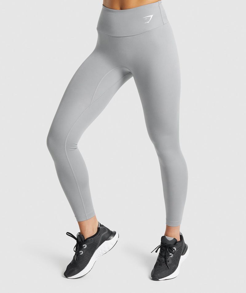 Women\'s Gymshark Training Leggings Grey | USA  6041-ALRGZ