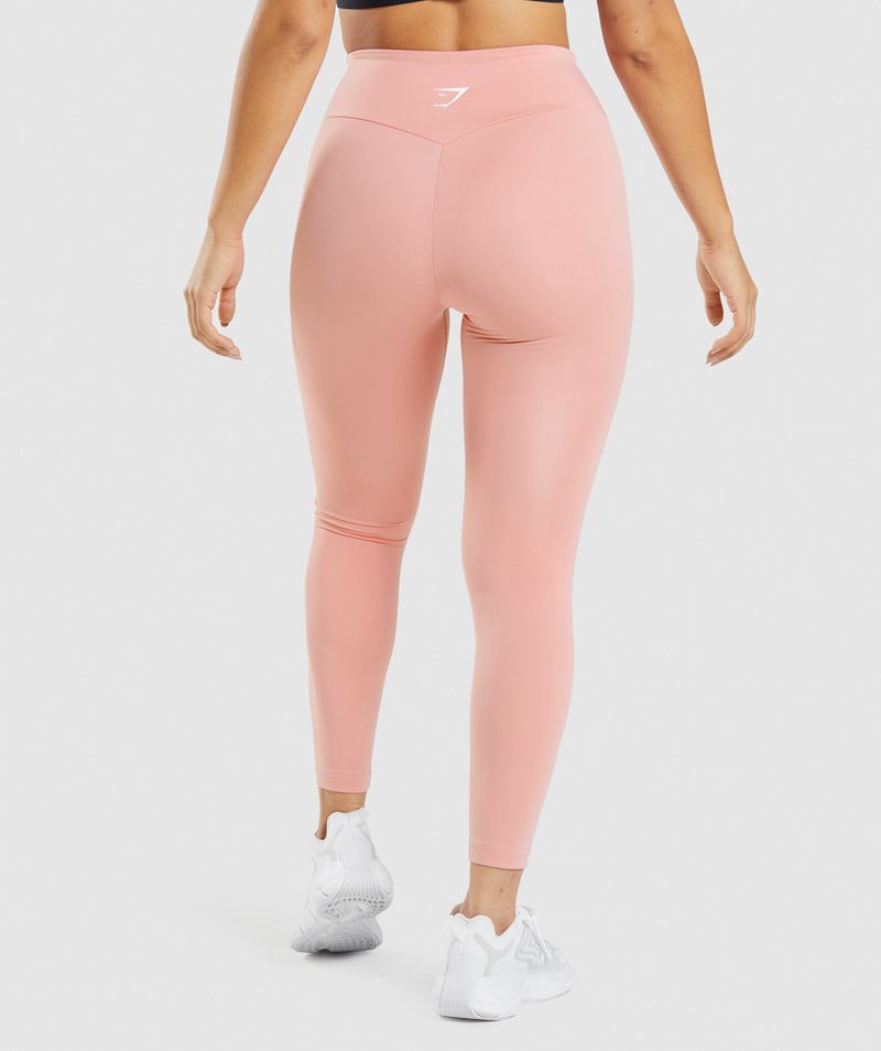 Women's Gymshark Training Leggings Pink | USA  9182-TUDNI