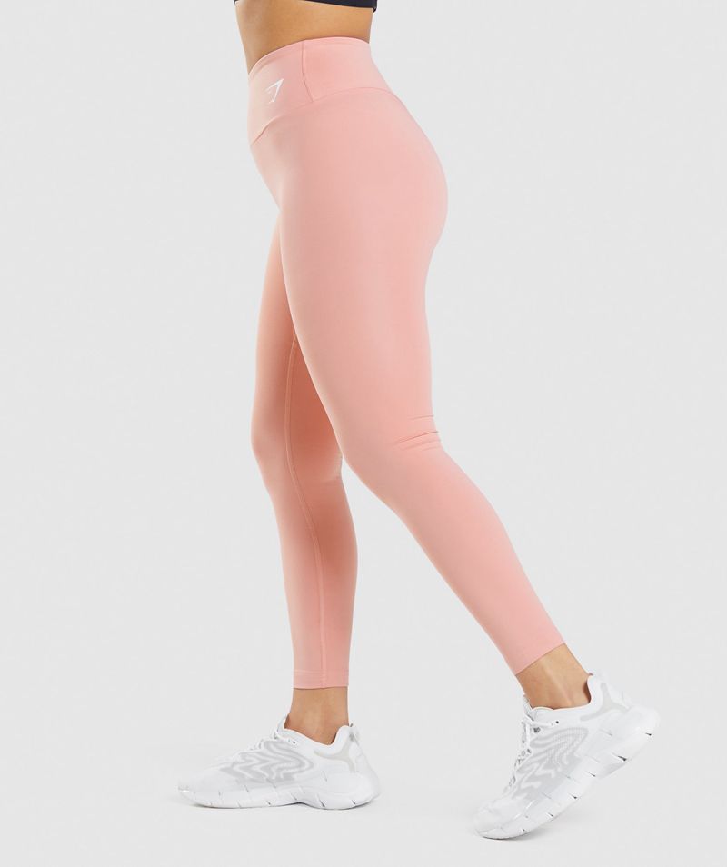 Women's Gymshark Training Leggings Pink | USA  9182-TUDNI