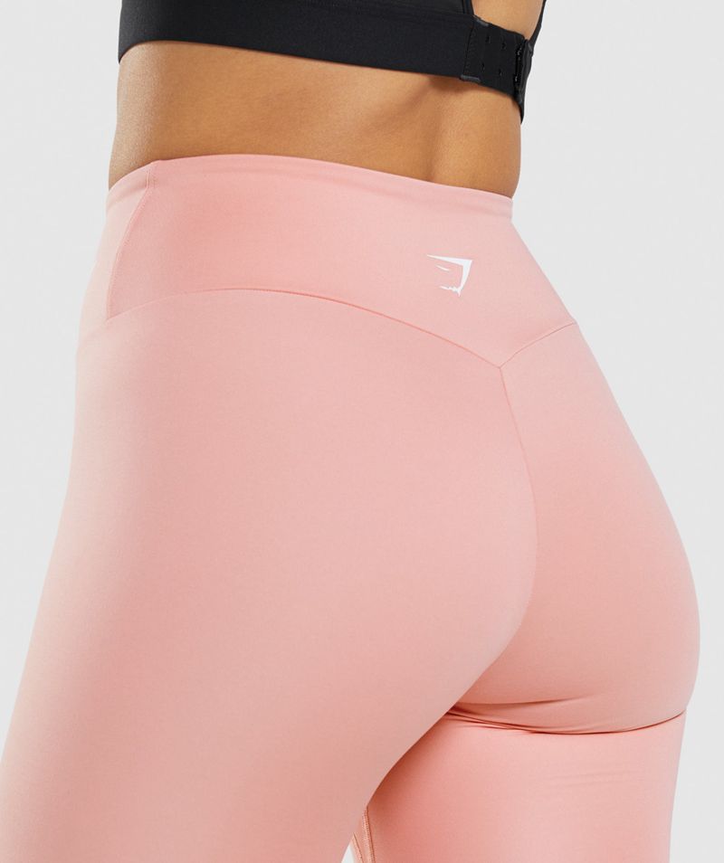 Women's Gymshark Training Leggings Pink | USA  9182-TUDNI