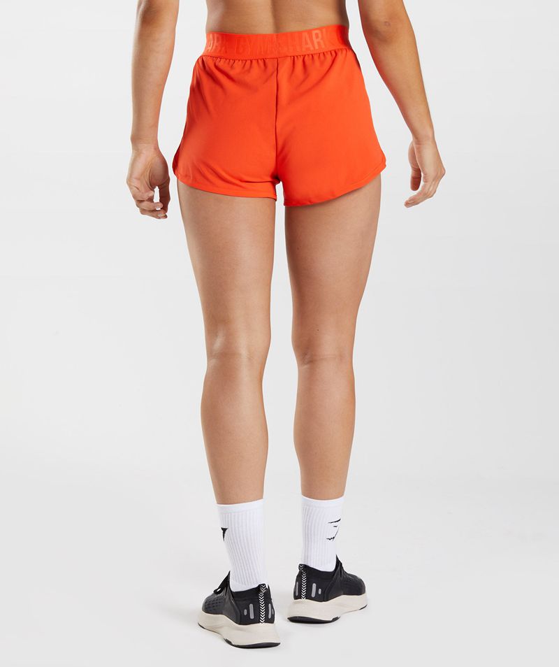 Women's Gymshark Training Loose Fit Shorts Orange | USA  4726-GABJK