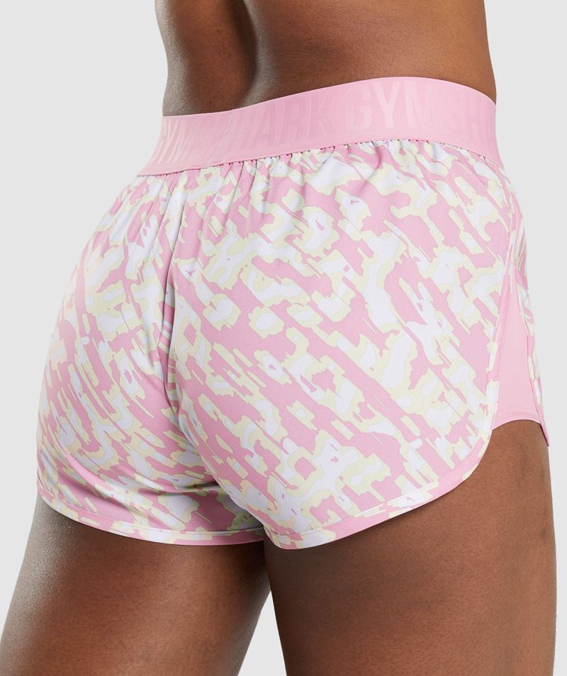 Women's Gymshark Training Loose Fit Shorts Pink | USA  9130-HFVWC