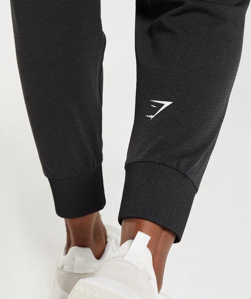 Women's Gymshark Vital Seamless 2.0 Joggers Black | USA  0412-ZGKPY