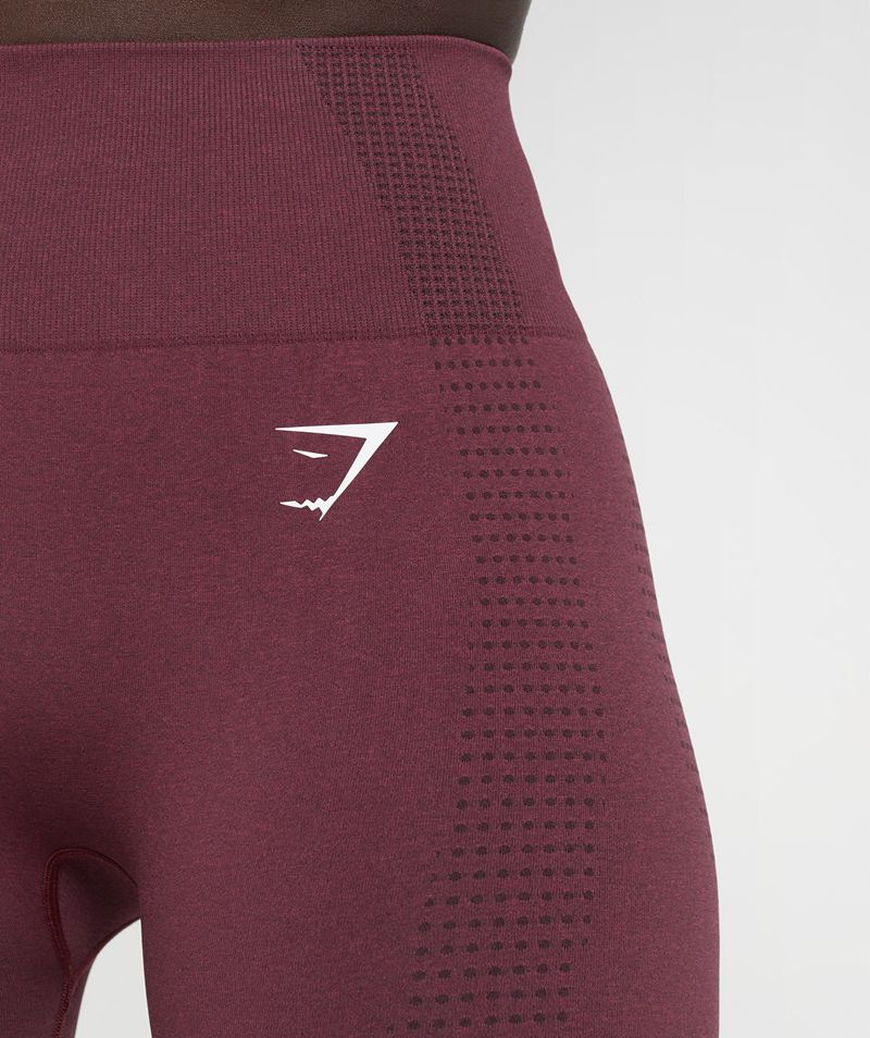 Women's Gymshark Vital Seamless 2.0 Leggings Burgundy | USA  0132-RHDZN