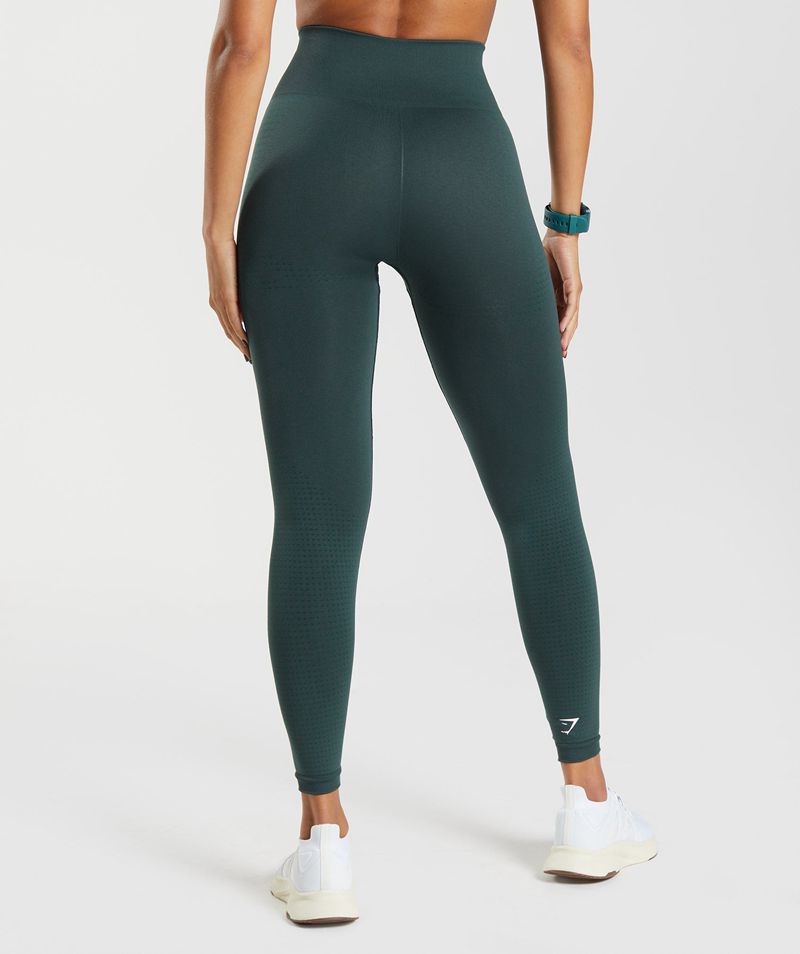 Women's Gymshark Vital Seamless 2.0 Leggings Green | USA  0364-TWPUA