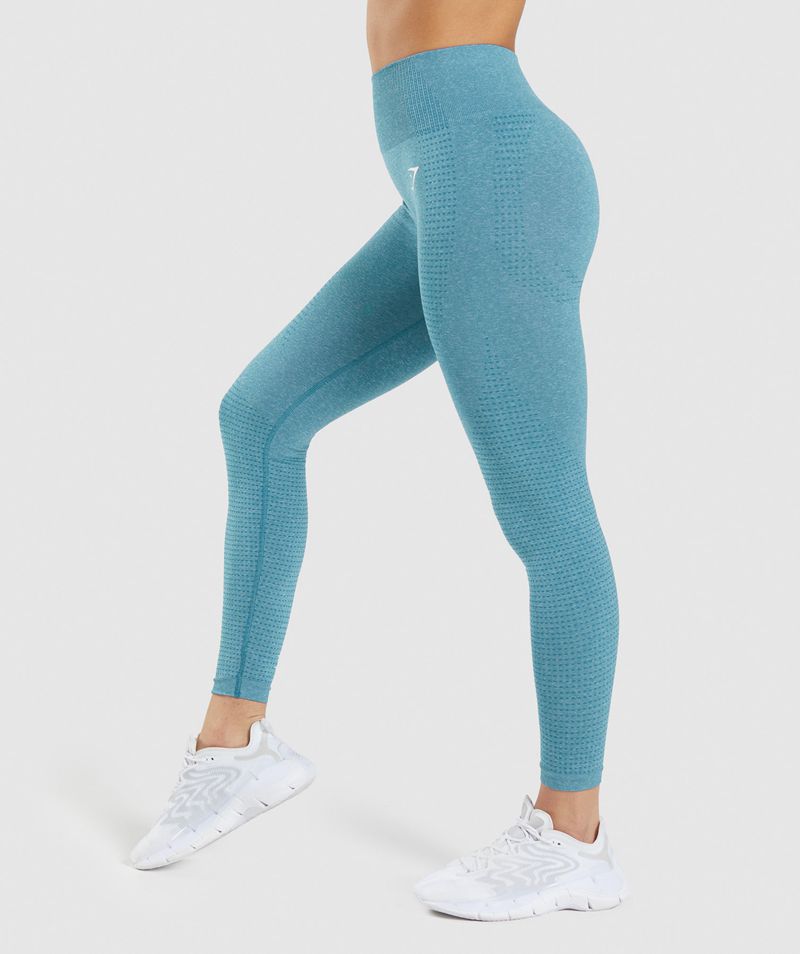 Women's Gymshark Vital Seamless 2.0 Leggings Blue | USA  2469-NYCPZ