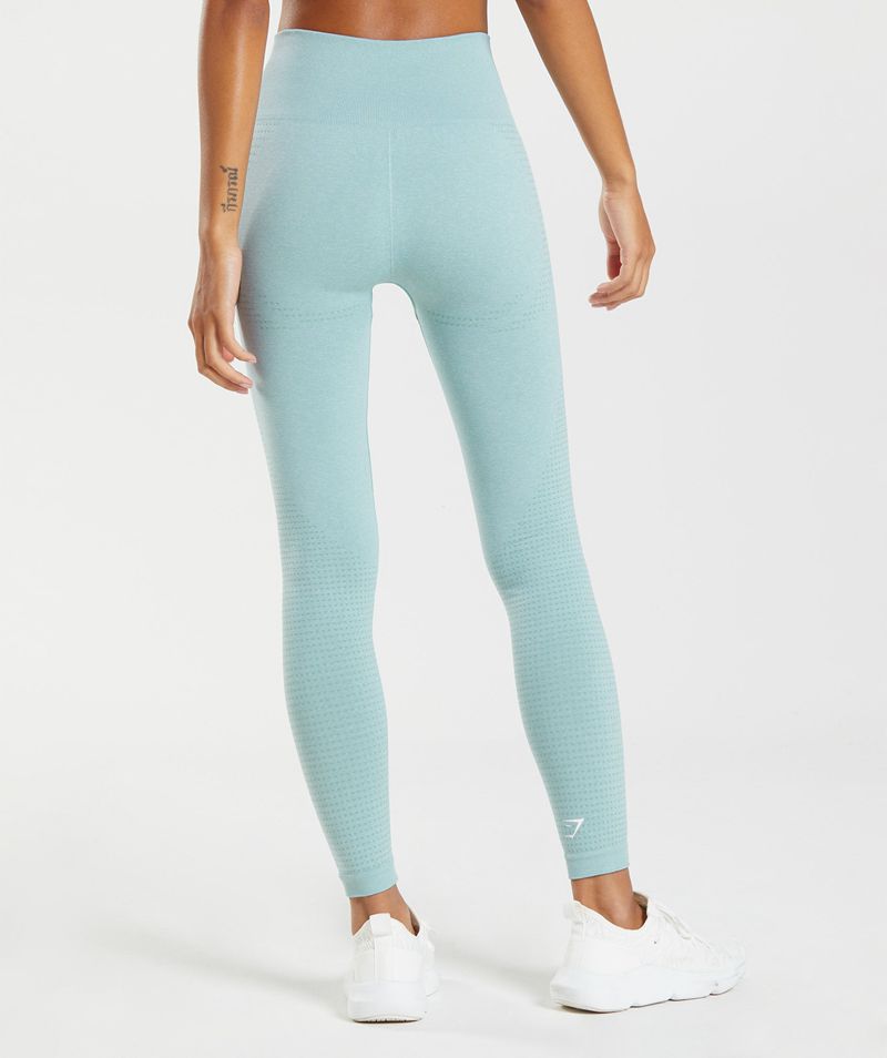 Women's Gymshark Vital Seamless 2.0 Leggings Blue | USA  2590-BOXDU