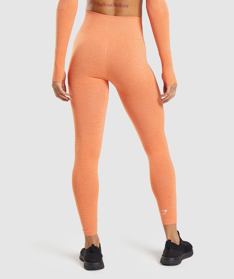 Women's Gymshark Vital Seamless 2.0 Leggings Orange | USA  2918-CJSPZ