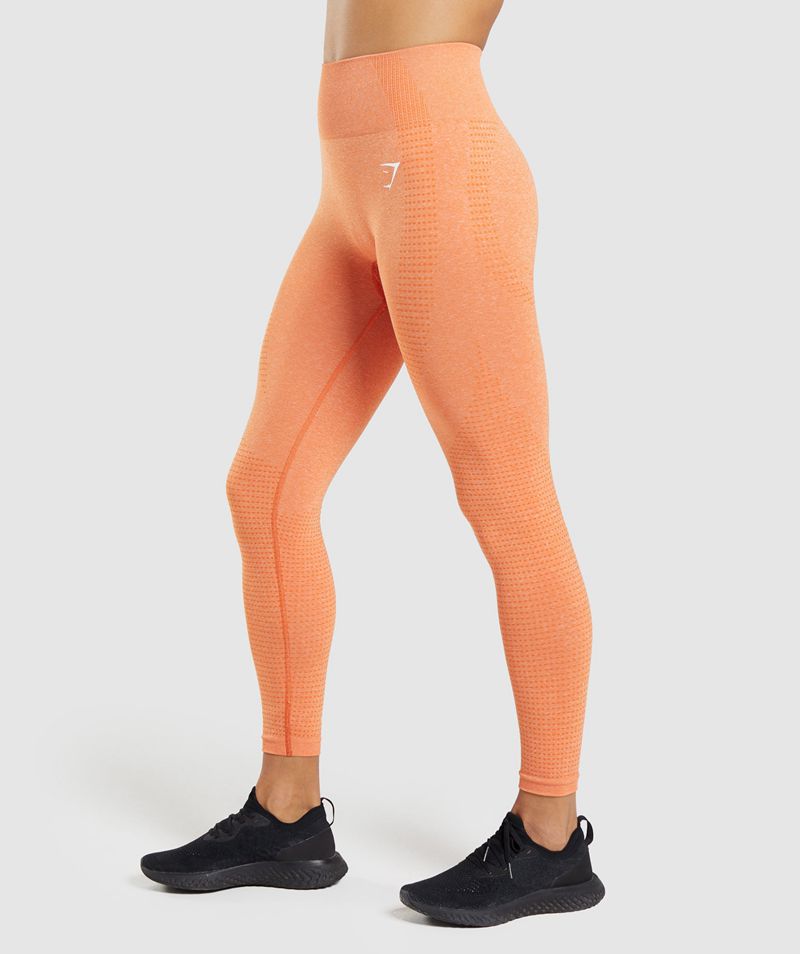 Women's Gymshark Vital Seamless 2.0 Leggings Orange | USA  2918-CJSPZ