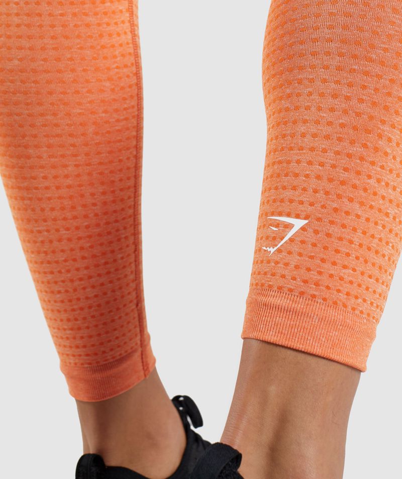 Women's Gymshark Vital Seamless 2.0 Leggings Orange | USA  2918-CJSPZ