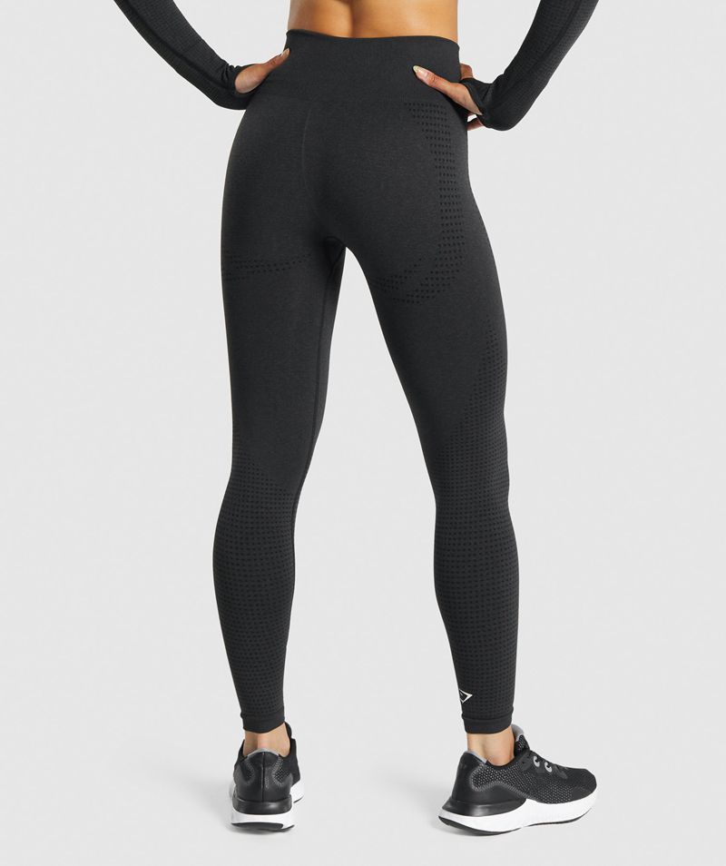 Women's Gymshark Vital Seamless 2.0 Leggings Black | USA  4670-SCTAL