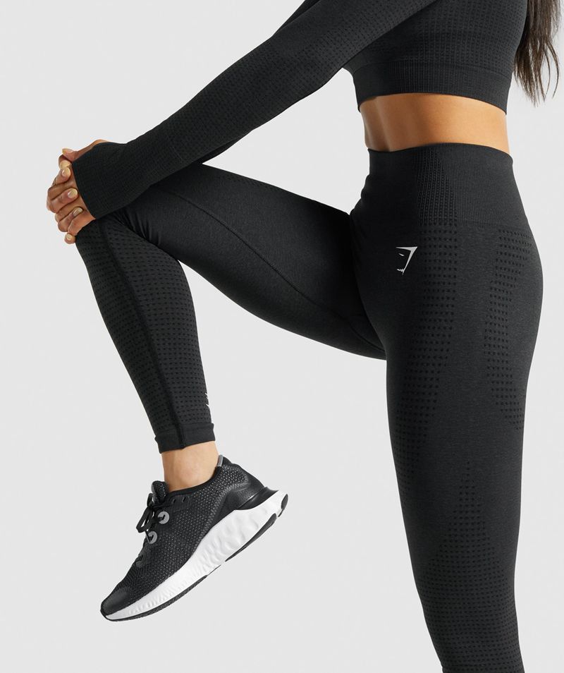 Women's Gymshark Vital Seamless 2.0 Leggings Black | USA  4670-SCTAL