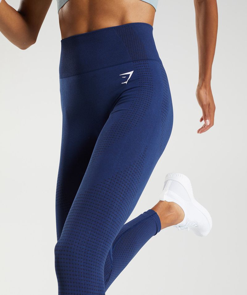 Women's Gymshark Vital Seamless 2.0 Leggings Blue | USA  5816-TQAOJ