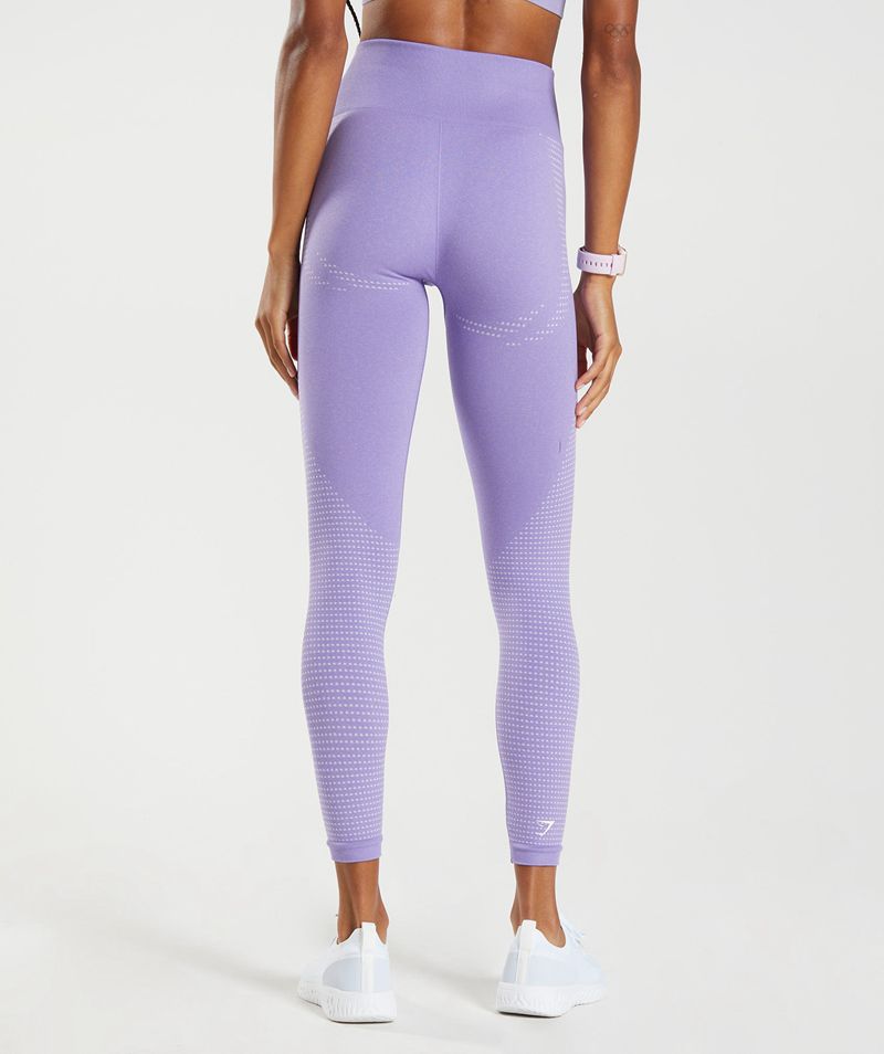 Women's Gymshark Vital Seamless 2.0 Leggings Purple | USA  6120-AOBKR