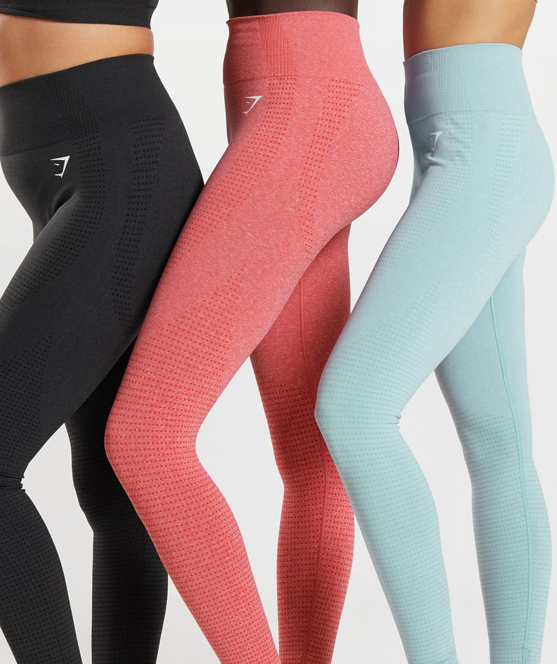 Women's Gymshark Vital Seamless 2.0 Leggings Red | USA  7518-ZAJRP