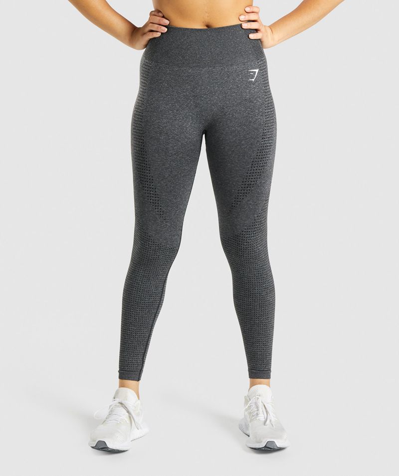 Women\'s Gymshark Vital Seamless 2.0 Leggings Grey | USA  8362-SZWHD