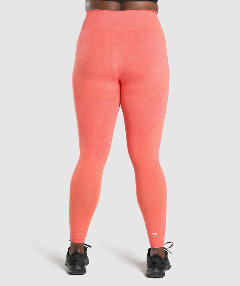 Women's Gymshark Vital Seamless 2.0 Leggings Orange | USA  9126-WIZVO