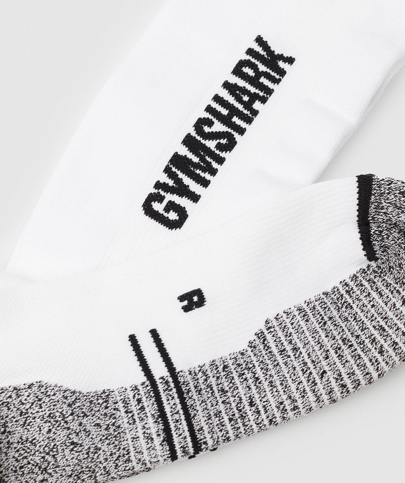 Women's Gymshark Weightlifting Socks White | USA  9507-VIPWF