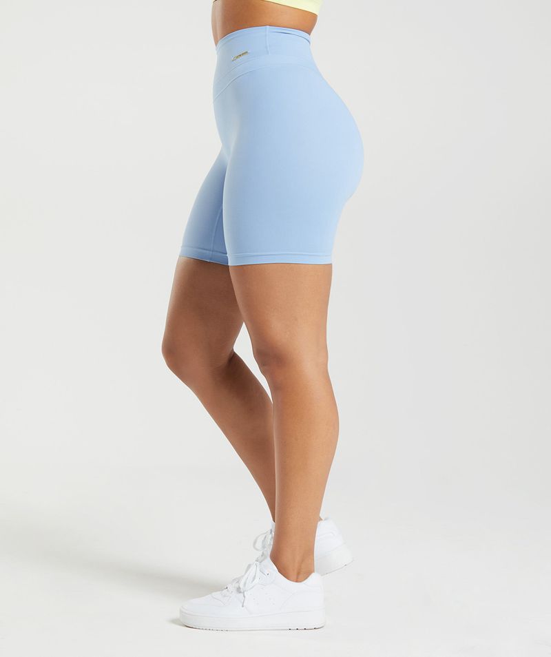 Women's Gymshark Whitney Cycling Shorts Blue | USA  1605-GFDNR