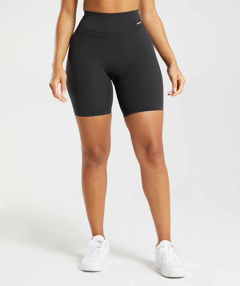 Women\'s Gymshark Whitney Cycling Shorts Black | USA  6924-JHYLP