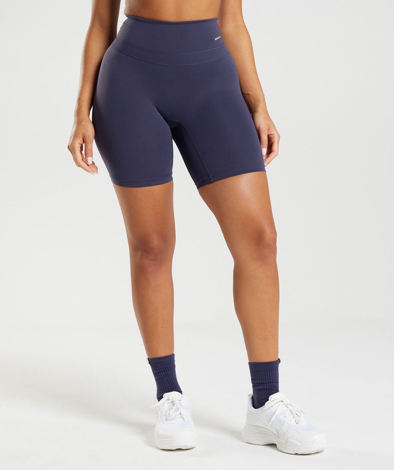 Women\'s Gymshark Whitney Cycling Shorts Navy | USA  7810-LEMHT