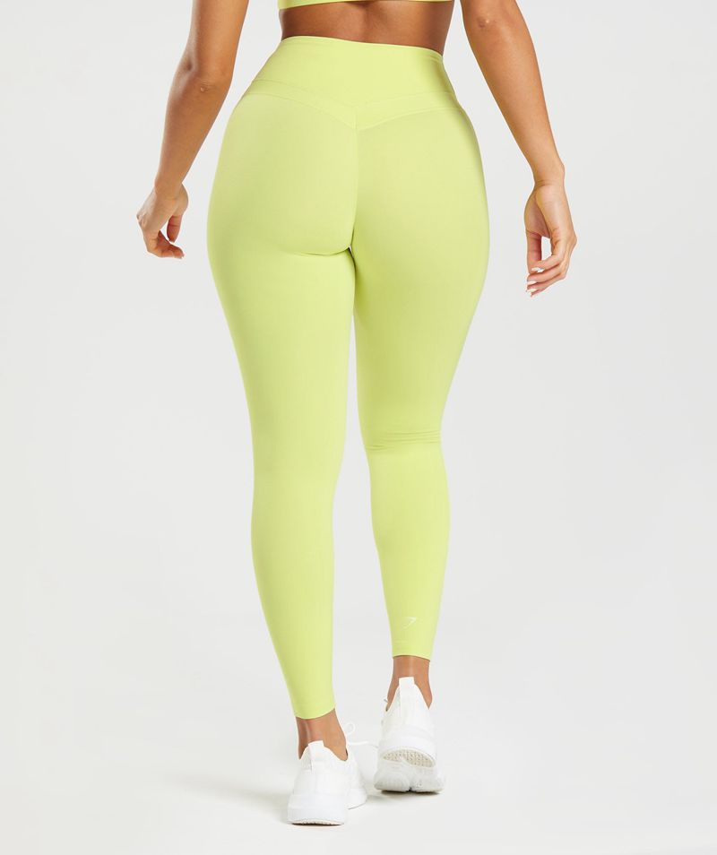 Women's Gymshark Whitney High Rise Leggings Green | USA  0812-EZVLW