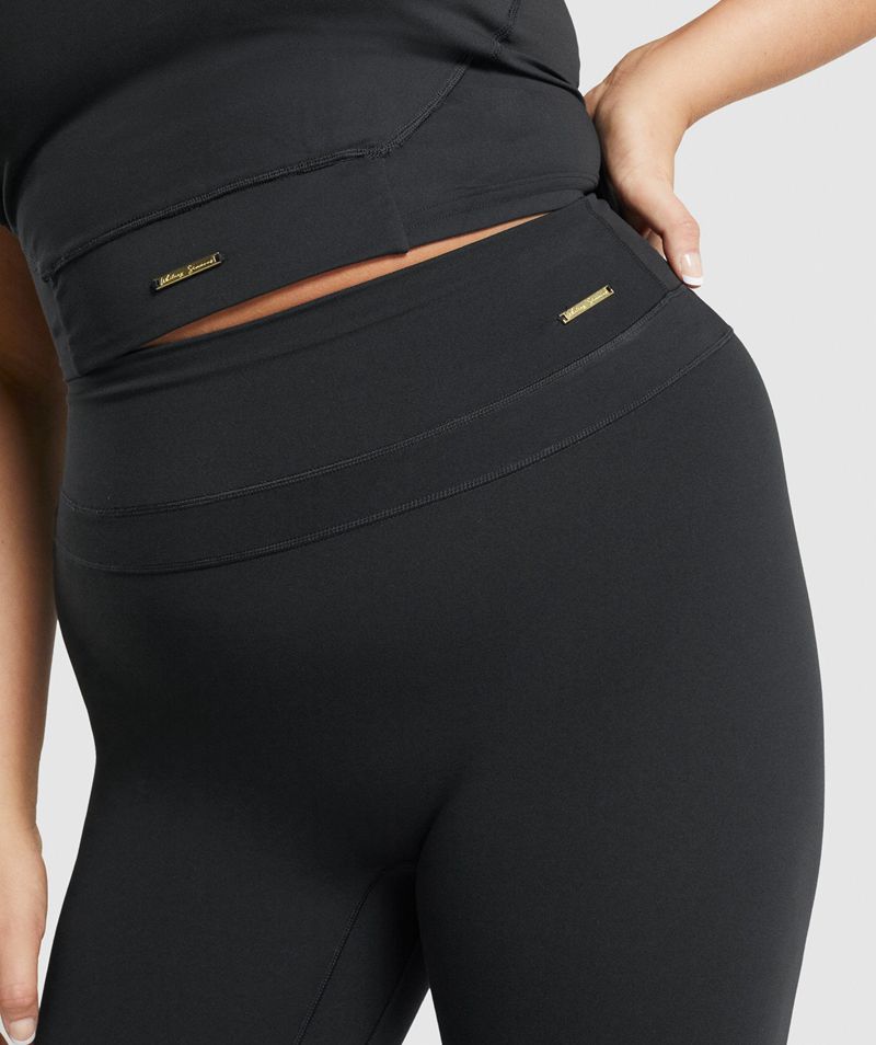 Women's Gymshark Whitney High Rise Leggings Black | USA  1927-ZQHRY