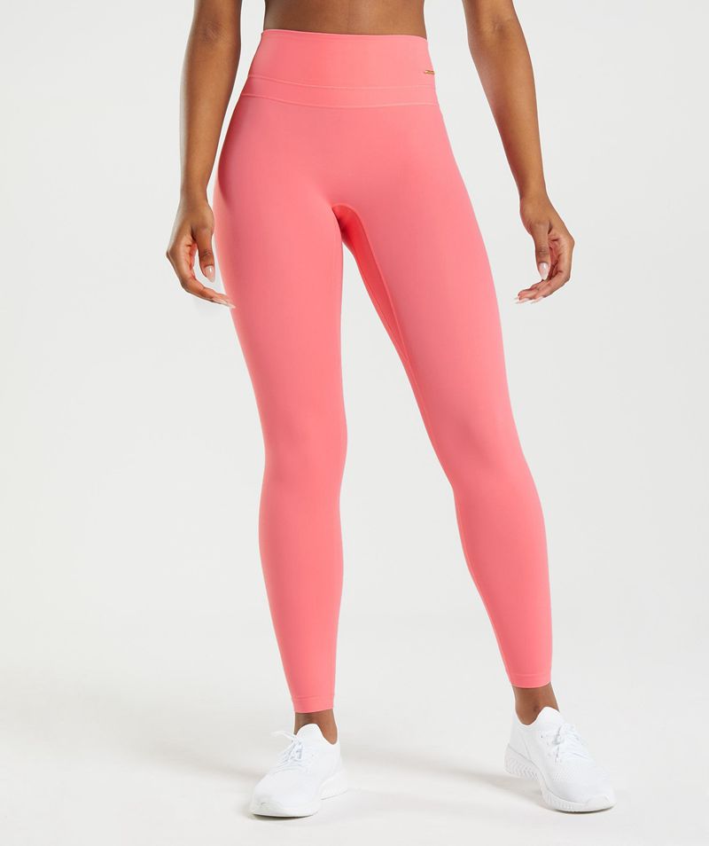 Women\'s Gymshark Whitney High Rise Leggings Pink | USA  4796-RQYME